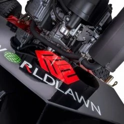 WorldLawn 36" Hydro Floating Walk Behind Mower 14.5HP Kawa -Lawn Mowers Sales Shop 36 hydro floating walkbehind logoshot 1