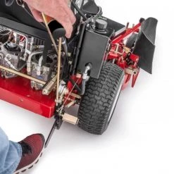 WorldLawn 36" Hydro Floating Walk Behind Mower 14.5HP Kawa -Lawn Mowers Sales Shop 36 hydro walkbehind footpetal 1