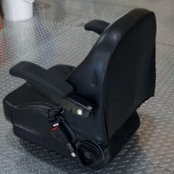 Universal Suspension Seat Black (No Track) -Lawn Mowers Sales Shop 4 56 3