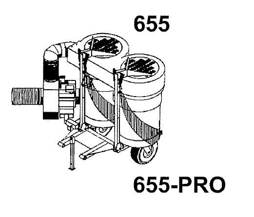 Trac Vac 655 Lawn Mower Bagger Vacuum Pull Behind 6.5 hp Briggs 5 Trac Vac 655 Lawn Mower Bagger Vacuum Pull Behind 6.5 hp Briggs - Image 3