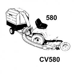 Trac Vac Model CV580 Chipper Debris Vacuum 6.5 HP Briggs & Stratton -Lawn Mowers Sales Shop cv580
