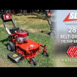 Worldlawn WY28X11BS 28" Walk Behind Lawn Mower 10.5HP Briggs -Lawn Mowers Sales Shop hqdefault 63 56