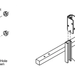 JRCO Universal Mount Bar Package Zero Turn Lawn Mowers JRCOMOUNT
