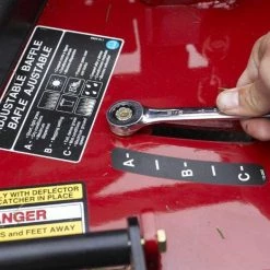 Toro 72504 GrandStand Stand On Mower 48" 22 HP Kawasaki -Lawn Mowers Sales Shop patented adjustable baffle 5