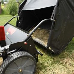 Brinly STS-427LXH-A Lawn Sweeper 42" Tow Behind 20 Cubic Feet -Lawn Mowers Sales Shop sts 427lxh closelook1 zoom